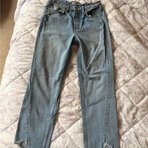 GRLFRND Carmen Vintage Wash Blue Jeans